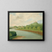 The Tower 1100 miles above St. Louis - George Catlin — framed artwork on a wall
