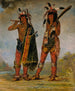 Two Young Men - George Catlin — artwork view