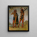 Two Young Men - George Catlin — framed artwork on a wall