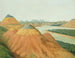 View in the Great Bend of the Upper Missouri - George Catlin — artwork view