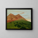 Vue dans le Grand Détour, 1900 milles au-dessus de Saint-Louis - George Catlin — framed artwork on a wall