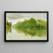 View of the Upper Mississippi, Beautiful Prairie Cliffs - George Catlin — framed artwork on a wall