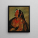 Pigeons de WiJnJon Egg Head The Light, un jeune guerrier distingué - George Catlin — framed artwork on a wall