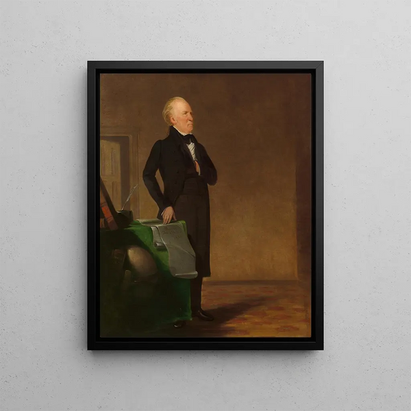 William Clark - George Catlin — framed artwork on a wall