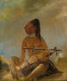Woman and child showing how children's heads are flattened - George Catlin — artwork view