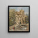A monastery mill - George Cattermole — framed artwork on a wall