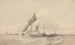 Voiliers et bateaux dans une mer agitée - George Chambers — artwork view