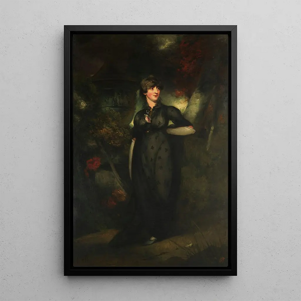 Madame Whaley - George Chinnery — framed artwork on a wall