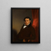 Portrait of a gentleman believed to be M. Da Silva - George Chinnery — framed artwork on a wall