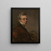 Self-portrait Painting - George Chinnery — framed artwork on a wall