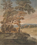 Trees on a hillside path - George Chinnery — artwork view