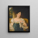 Portrait of the Irish actress Harriett Constance Smithson - George Clint — framed artwork on a wall