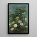 Bouquet de roses - George Cochran Lambdin — framed artwork on a wall