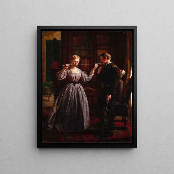 La Consécration 1861 - George Cochran Lambdin — framed artwork on a wall