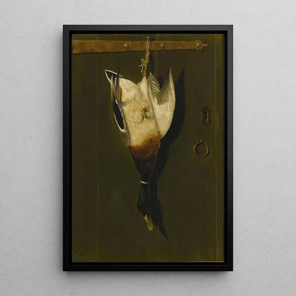 After the hunt - George Cope Mallard — framed artwork on a wall