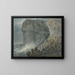 The Fingal's Cave, Staffa - George Cuitt the Elder — framed artwork on a wall