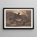 Scene in a Cave - George Cumberland — framed artwork on a wall