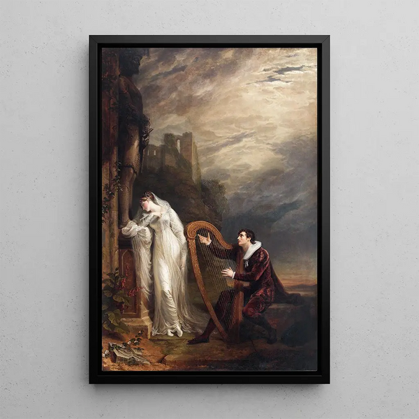 Geneviève - George Dawe — framed artwork on a wall