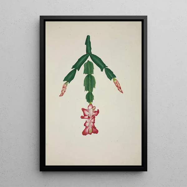 Mon Jardin à Ceylan Pl059 - George De Alwis — framed artwork on a wall