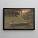 Girl in a Boat - George Dunlop Leslie — framed artwork on a wall