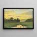 West Rock view from West River - George Edward Candee — framed artwork on a wall