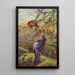 Kaleege with Black Chest - George Edward Lodge — framed artwork on a wall