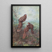 Pheasant Peacock Gray - George Edward Lodge — framed artwork on a wall