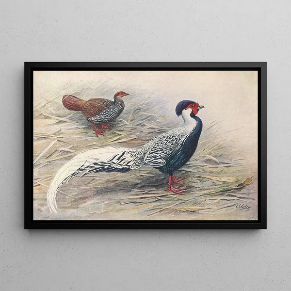 Hainan Silver Kaleege Painting - George Edward Lodge — framed artwork on a wall