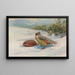 Perdrix de sang du Nord - George Edward Lodge — framed artwork on a wall