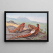 Copper Pheasant shimmering Ijima Copper Pheasant - George Edward Lodge — framed artwork on a wall