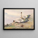 Faisan à oreillons blancs - George Edward Lodge — framed artwork on a wall