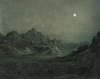 Night in Arizona - George Elbert Burr — artwork view