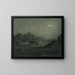 Night in Arizona - George Elbert Burr — framed artwork on a wall