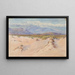 Sand Dunes Harlech, North Wales - George Elbert Burr — framed artwork on a wall