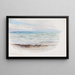 Rivage painting at Pwllheli, N. Wales - George Elbert Burr — framed artwork on a wall