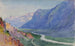 Le Rhône depuis le chemin vers Salvari, Suisse - George Elbert Burr — artwork view