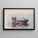 Untitled Fishing Boat - George Elbert Burr — framed artwork on a wall