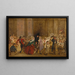 Sketch for the general post office, one minute before six o'clock - George Elgar Hicks — framed artwork on a wall