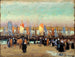 Scene of port with fishing boats - George Elmer Browne — artwork view
