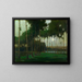 Landscape painting by moonlight - George Elmer Browne — framed artwork on a wall