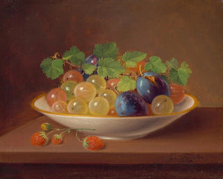Still life with fruits - George Forster — artwork view