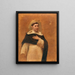 Portrait of Reverend Thomas Burke - George Francis Mulvany — framed artwork on a wall