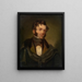 Portrait painting of William Smith O'Brien 1803-1864 Young Irishman - George Francis Mulvany — framed artwork on a wall