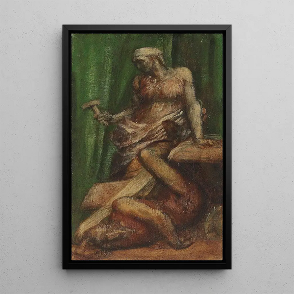 Jaël - George Frederic Watts — framed artwork on a wall