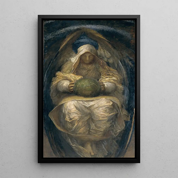 L'Omniprésent - George Frederic Watts — framed artwork on a wall
