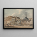 Corn Hill and Moot Hall, Ipswich - George Frost — framed artwork on a wall