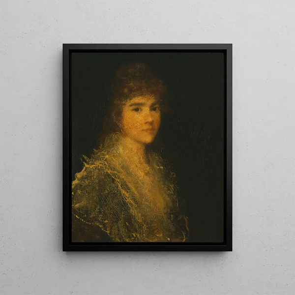 Head ideal - George Fuller — framed artwork on a wall