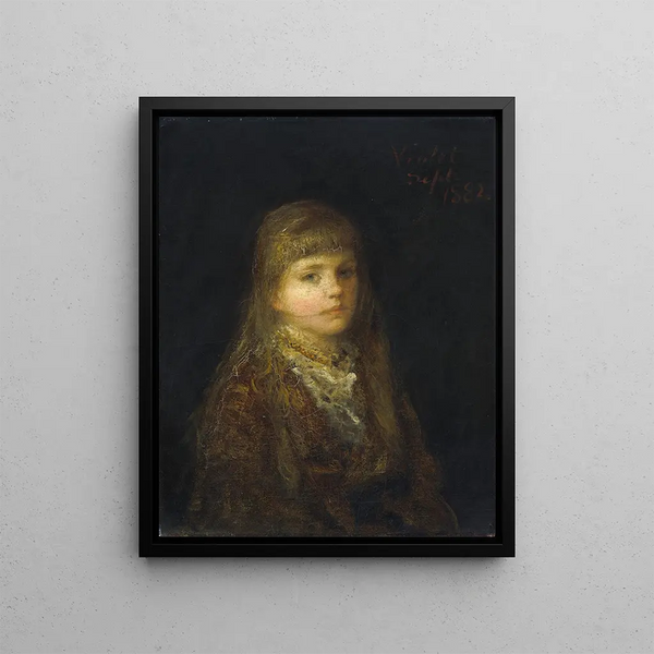 Violet Painting - George Fuller — framed artwork on a wall
