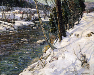 Sunny Slopes Painting - George Gardner Symons — artwork view