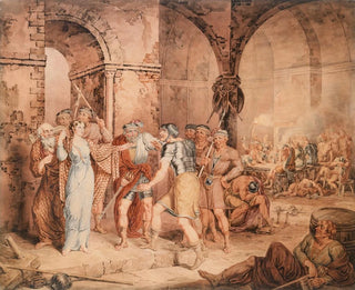 La salle de garde de La Dame du lac - George Grattan — artwork view